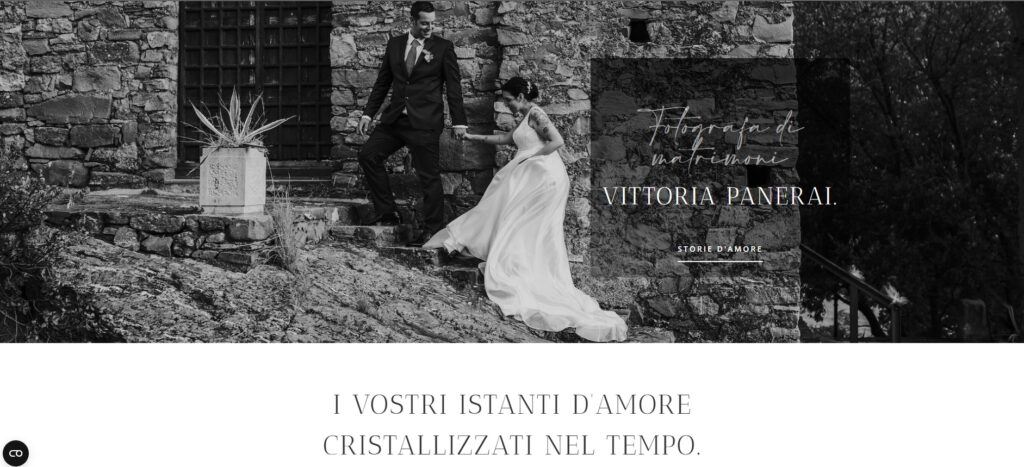 Sito web Servizi Fotografici di Matrimoni
